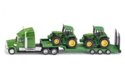 Siku 1837 Dieplader Met 2 John Deere Tractors