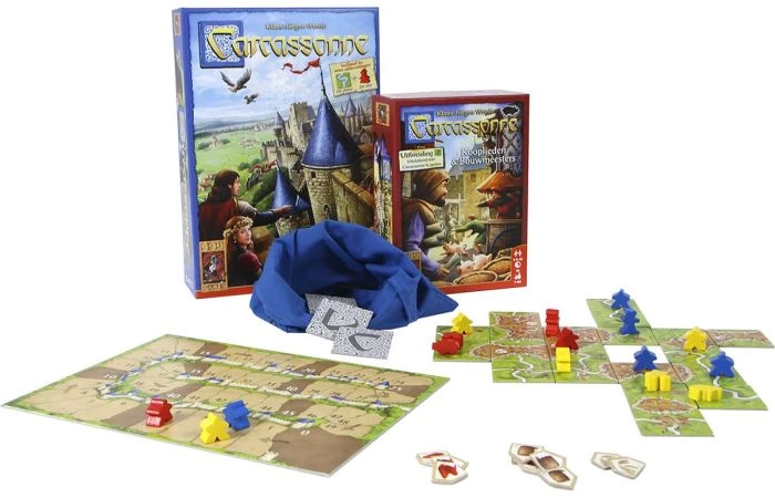 999 Games Carcassonne Kooplieden & Bouwmeesters Uitbreiding 4 999 Games Carcassonne Kooplieden & Bouwmeesters Uitbreiding - Afbeelding 4