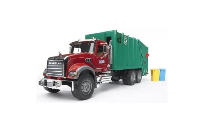 Bruder 2812 Mack Granite Vuilniswagen 2 Bruder 2812 Mack Granite Vuilniswagen - Afbeelding 2