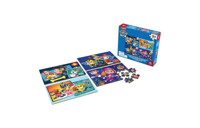 Paw Patrol Shoe Box Wood Puzzle 4 Pack 1 Paw Patrol Shoe Box Wood Puzzle 4 Pack