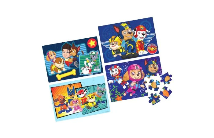 Paw Patrol Shoe Box Wood Puzzle 4 Pack 2 Paw Patrol Shoe Box Wood Puzzle 4 Pack - Afbeelding 2