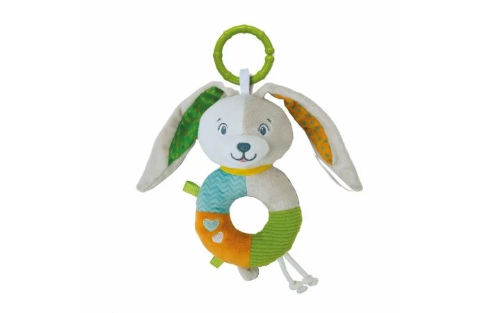 Clementoni Baby Zachte Bijtring Konijn 2 Clementoni Baby Zachte Bijtring Konijn - Afbeelding 2