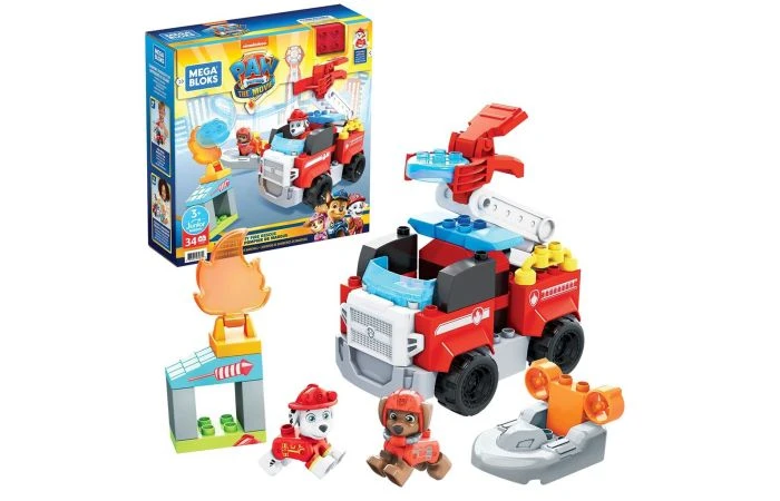Fisherprice Mega Bloks PAW Patrol Marshalls Brandweerwagen 1 Fisherprice Mega Bloks PAW Patrol Marshalls Brandweerwagen