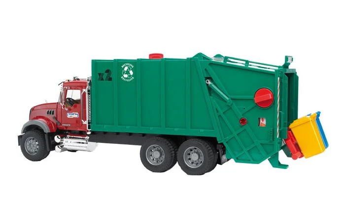 Bruder 2812 Mack Granite Vuilniswagen 1 Bruder 2812 Mack Granite Vuilniswagen