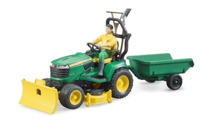 Bruder 62104 John Deere Zitmaaier Met Tuinman En Accessoires 2 Bruder 62104 John Deere Zitmaaier Met Tuinman En Accessoires - Afbeelding 2