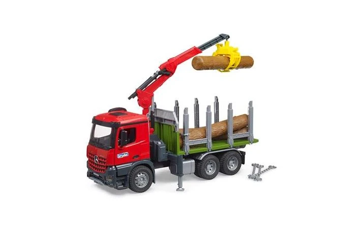 Bruder Auto Vrachtwagen MB Arocs Met Bomen 1 Bruder Auto Vrachtwagen MB Arocs Met Bomen