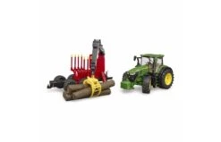 Bruder 3154 John Deere 7R 350 Met Aanhanger En 4 Boomstammen -Trendy Speelgoedwinkel 348 3154 4