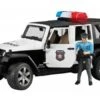 Bruder 2526 Jeep Wrangler Unlimited Rubicon Politieauto Met Politieman