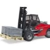 Bruder Linde HT160 Met Pallet En 3 Pallet Boxen