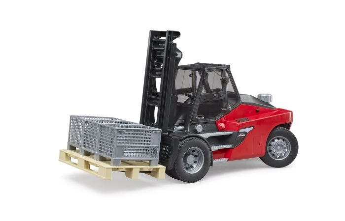 Bruder Linde HT160 Met Pallet En 3 Pallet Boxen 1 Bruder Linde HT160 Met Pallet En 3 Pallet Boxen