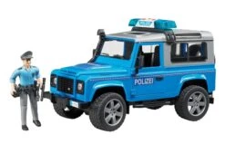 Bruder 2597 Land Rover Politieauto Met Agent En Accessoires