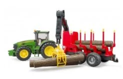 Bruder 3054 John Deere 7930 Met Bomentrailer En 4 Boomstammen -Trendy Speelgoedwinkel 662c5fd6f9d0fcd3cee39ee9fca869f857aef79f20511cd8843795706c357a9b