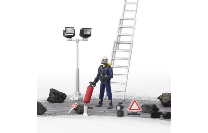 Bruder 62700 Brandweerman Met Uitrusting 2 Bruder 62700 Brandweerman Met Uitrusting - Afbeelding 2