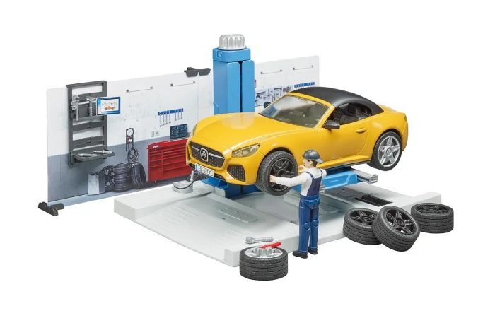Bruder 62110 Auto Service Werkplaats 1 Bruder 62110 Auto Service Werkplaats