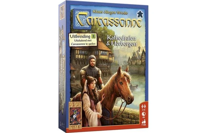999 Games Carcassonne Kathedralen & Herbergen Uitbreiding 1 999 Games Carcassonne Kathedralen & Herbergen Uitbreiding
