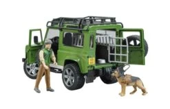 Bruder 2587 Land Rover Defender Station Wagon Met Boswachter En Hond