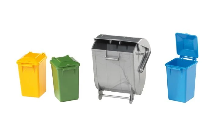 Bruder 2607 Set Vuilniscontainers 1 Bruder 2607 Set Vuilniscontainers