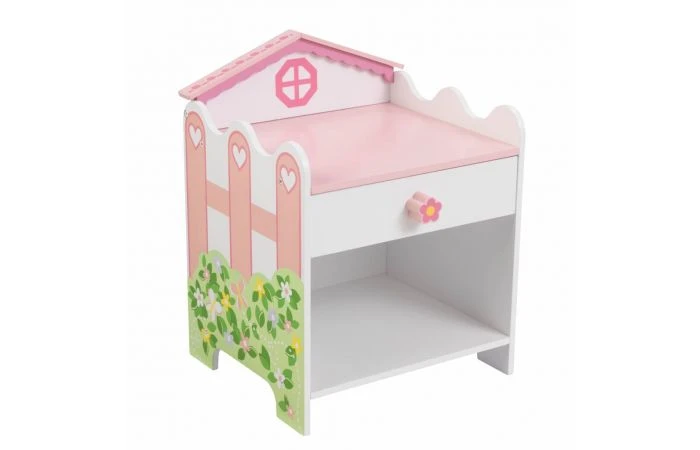 KidKraft Nachtkastje Poppenhuis-stijl 2 KidKraft Nachtkastje Poppenhuis-stijl - Afbeelding 2