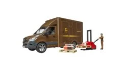 Bruder 2678 MB Sprinter UPS Met Chauffeur En Toebehoren