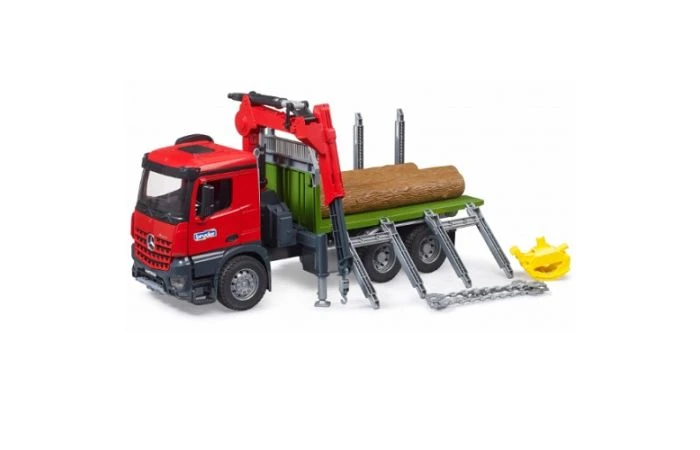 Bruder Auto Vrachtwagen MB Arocs Met Bomen 3 Bruder Auto Vrachtwagen MB Arocs Met Bomen - Afbeelding 3
