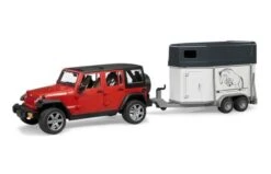 Bruder 2926 Jeep Wrangler Unlim. Met Paardentrailer
