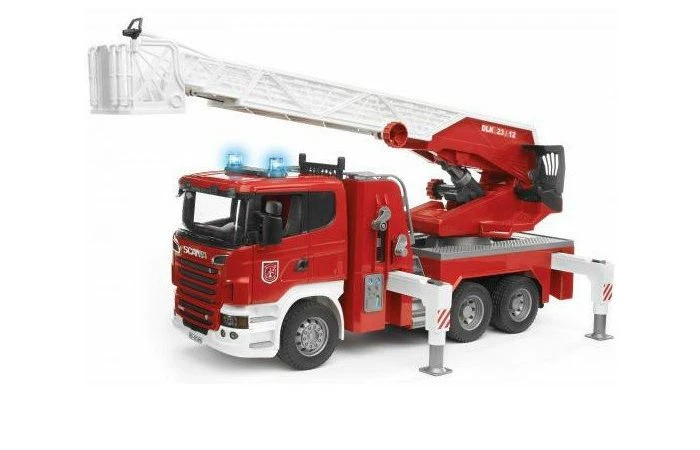 Bruder 3590 Scania R-Serie Brandweer Met Spuit En Sirene 2 Bruder 3590 Scania R-Serie Brandweer Met Spuit En Sirene - Afbeelding 2