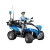 Bruder 63010 World Politie Quad Met Agente En Accessoires