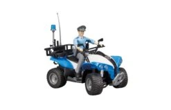 Bruder 63010 World Politie Quad Met Agente En Accessoires