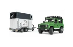 Bruder 2592 Land Rover Met Paardentrailer