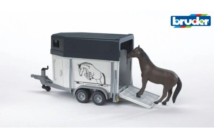 Bruder 2592 Land Rover Met Paardentrailer 4 Bruder 2592 Land Rover Met Paardentrailer - Afbeelding 4