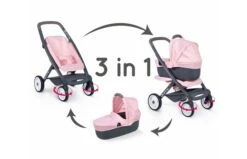 Smoby Quinny Poppenwagen 3-in-1 Multiset -Trendy Speelgoedwinkel mcq combi pushchair pram 253117 00