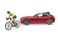 Bruder 3485 Roadster Met Racefiets En Fietser -Trendy Speelgoedwinkel rooie 4