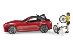 Bruder 3485 Roadster Met Racefiets En Fietser -Trendy Speelgoedwinkel rooie 5