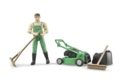 Bruder 62103 Tuinman Met Grasmaaier En Accessoires -Trendy Speelgoedwinkel tuin 4
