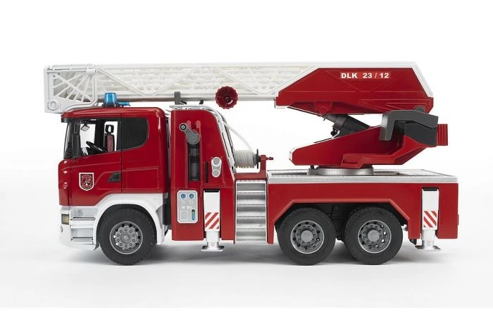 Bruder 3590 Scania R-Serie Brandweer Met Spuit En Sirene 5 Bruder 3590 Scania R-Serie Brandweer Met Spuit En Sirene - Afbeelding 5